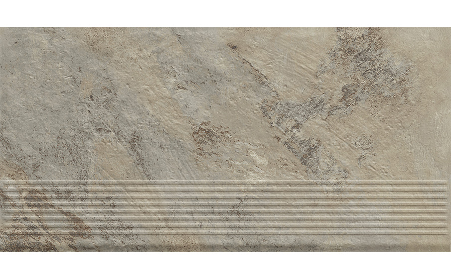 Клинкерная ступень с насечками Paradyz Ardis Light, 600*300*8,5 мм