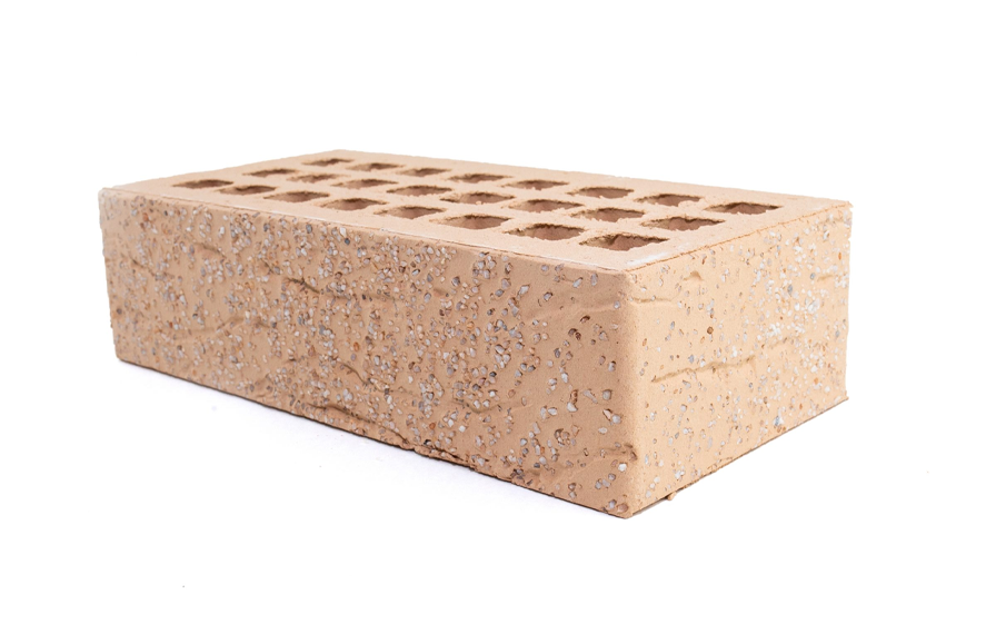 Кирпич облицовочный Губский КЗ, песчаник, бежевый, 250*120*65 мм