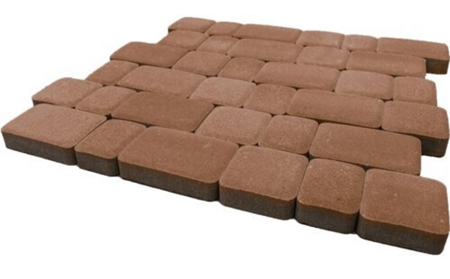 Плитка тротуарная SteinRus Инсбрук Альт А.1.Фсм.4, гладкая, бежевый, толщина 40 мм