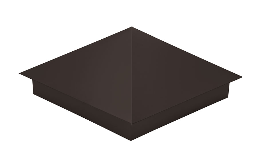 Колпак на столб Grand Line 390*390 мм 0,5 Velur X с пленкой RR 32