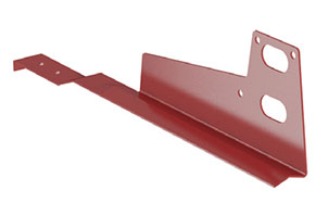 Универсальный кронштейн Borge для снегозадержателя для черепичной кровли оцинкованный RAL 5005, 555*149 мм