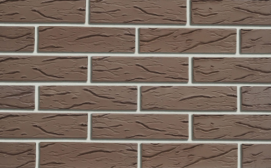 Кирпич облицовочный Кротовский КЗ Классика Шоколад рустик 250*120*65 мм