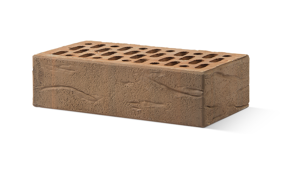 Кирпич облицовочный Славянский КЗ Мокко-Bunt-руст-УС, 250*120*65 мм