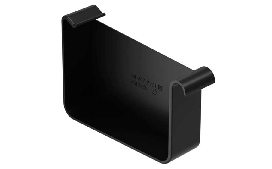 Заглушка правая Galeco HIDDEN к лицевой планке желоба, RAL 9005