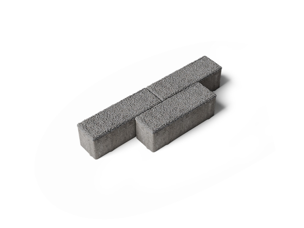 Плитка тротуарная Паркет Б.4.П.6 гранит серый, 180*60*60 мм