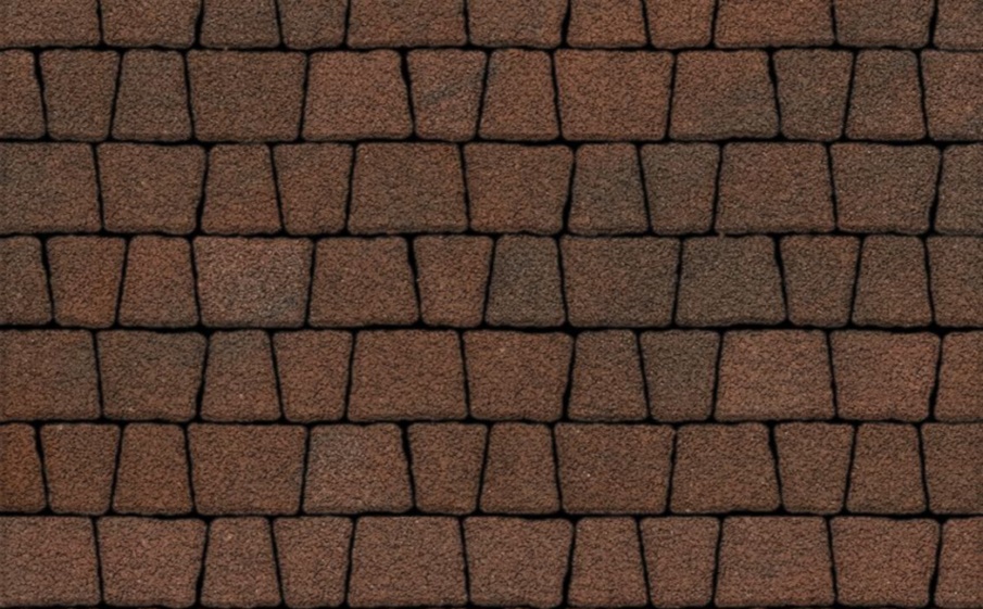 Плитка тротуарная Антик Б.3.А.6 листопад гранит клинкер, комплект 5 шт, толщина 60 мм