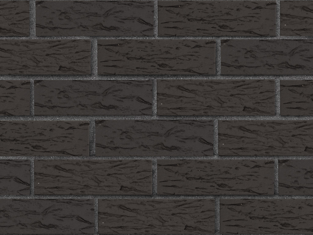 Кирпич облицовочный пустотелый ЛСР, графитовый, рустик, 250*120*65 мм