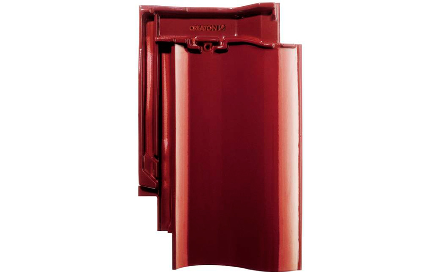 Керамическая черепица рядовая CREATON Sinfonie Finesse красное вино глазурь