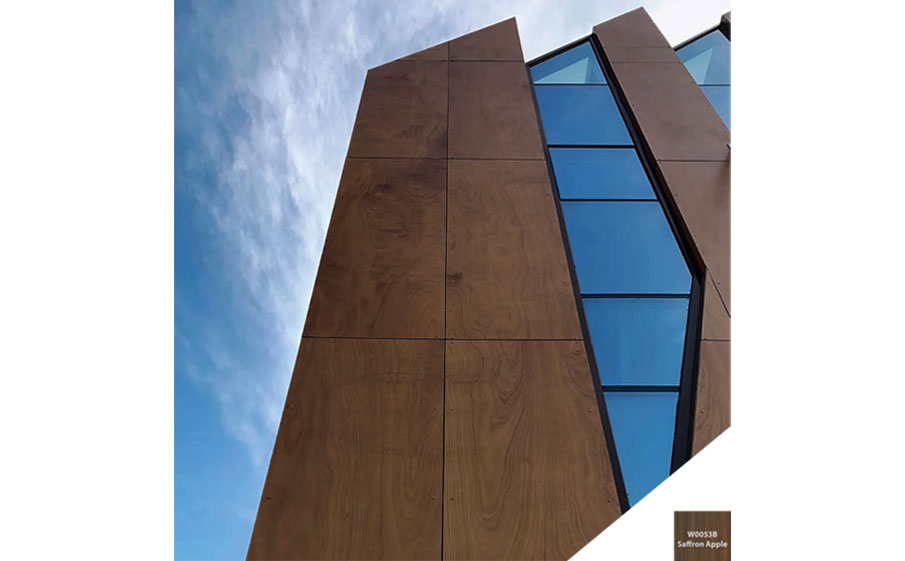 HPL-панель PoliLam Woods Saffron Apple LA, 3050*1220*12 мм