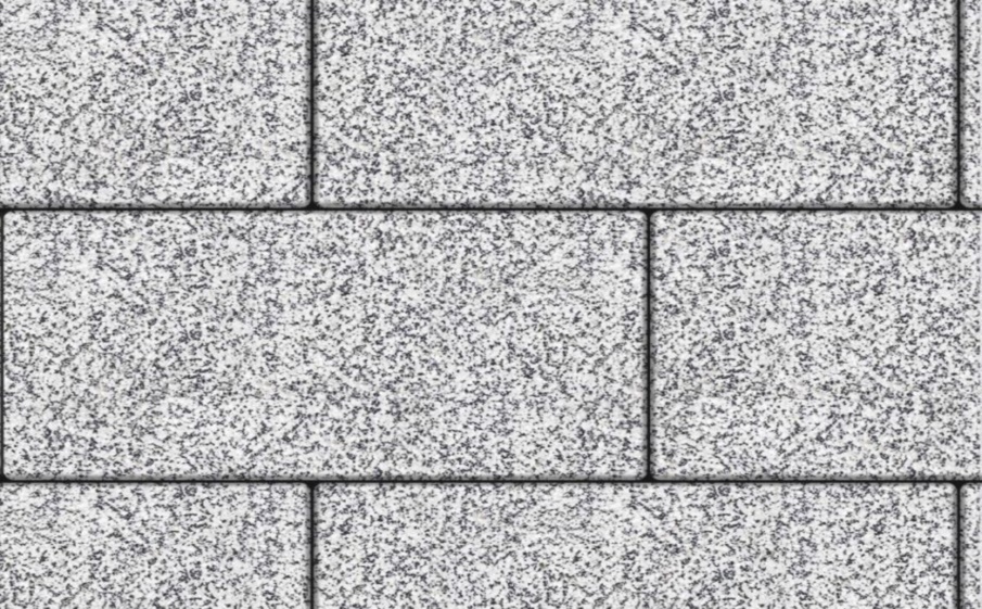 Плитка тротуарная Прямоугольник Б.5.П.8 стоунмикс белый с черным, 600*300*80 мм