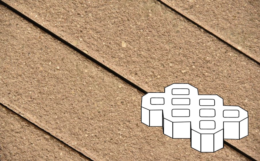 Плитка тротуарная Готика Premium Bronze, Экопарковка Б.6.ГР.10, №20, 600*400*100 мм