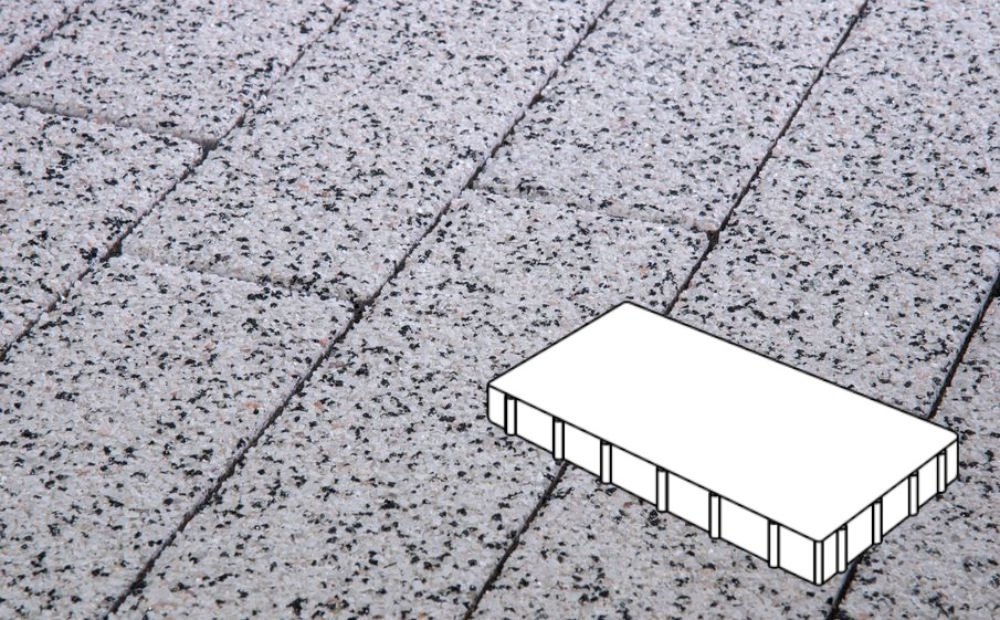 Плитка тротуарная Готика Premium Gold, Плита Б.6.П.10 без фаски, №3, 600*200*100 мм