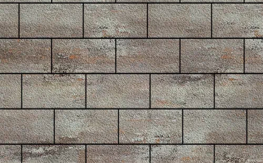 Плитка тротуарная SteinRus, Бельпассо Медио Б.10(Б).П.8, Native, ColorMix Берилл, 225*150*80 мм