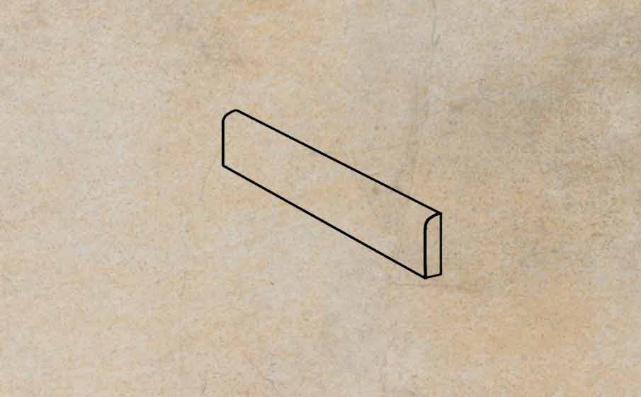 Клинкерный плинтус Stroeher Keraplatte Aera T 721 roule 294х73х8 мм