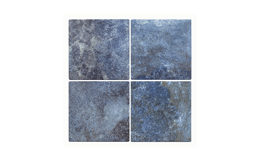 Плитка Gres Aragon Ocean Blue Bali глянцевая 147*147*85 мм