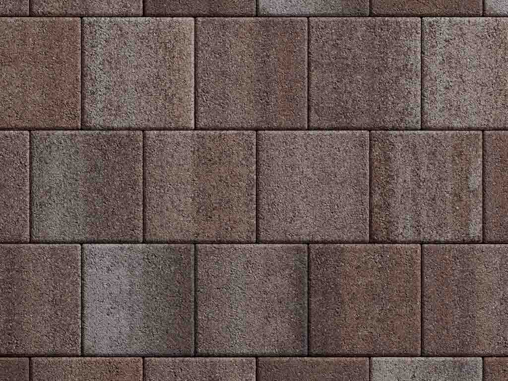 Плитка тротуарная Квадрат А.2.К.4 листопад гранит хаски, 200*200*40 мм 