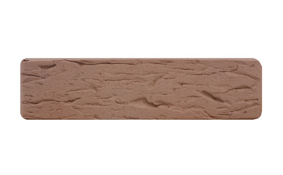 Кирпич облицовочный пустотелый ЛСР, светло-коричневый, рустик, 250*120*65 мм