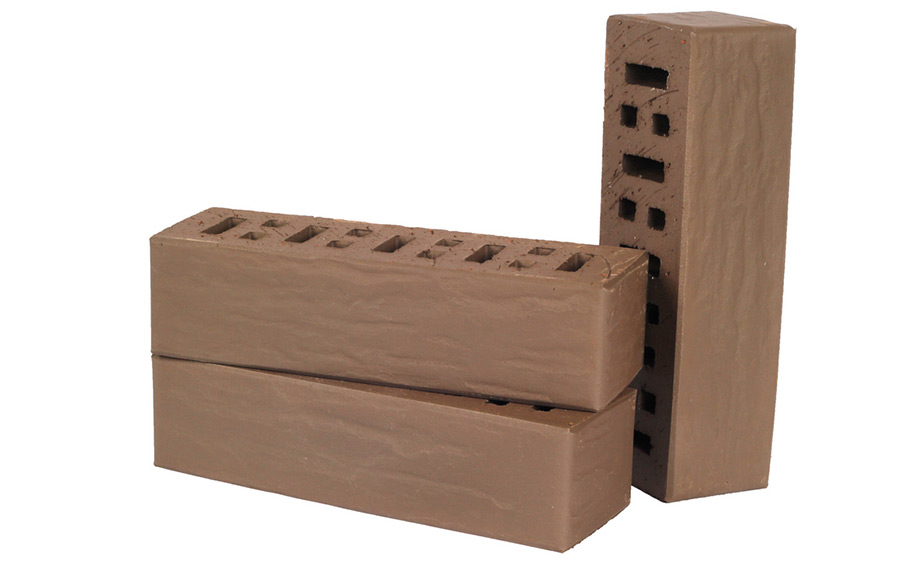 Кирпич облицовочный пустотелый Lode Vecais Brunis, 250*85*65 мм