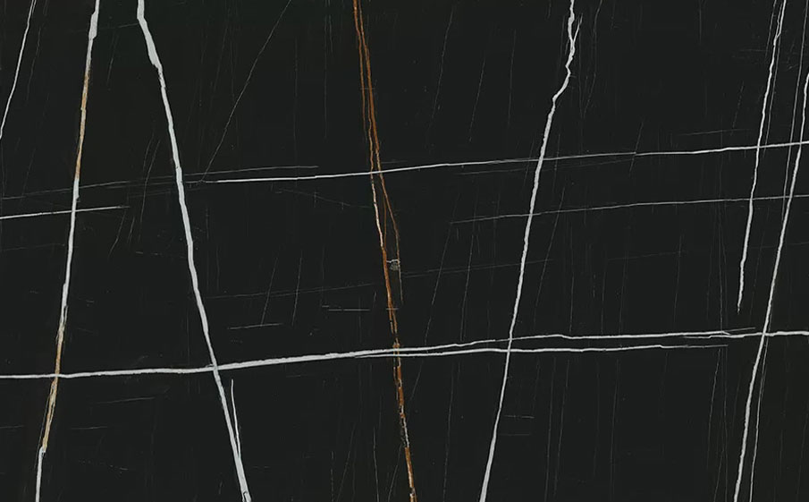 Керамогранит KERAMA MARAZZI Сахара Блэк черный лаппатированный обрезной, 3200*1195*6 мм