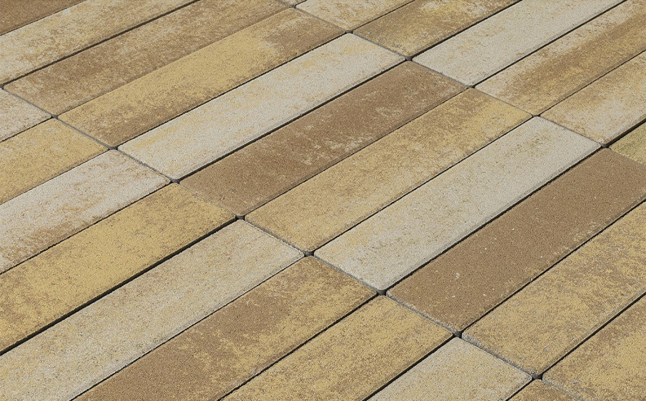 Плитка тротуарная BRAER Ригель 2.0 Color Mix Саванна 320*80*60 мм