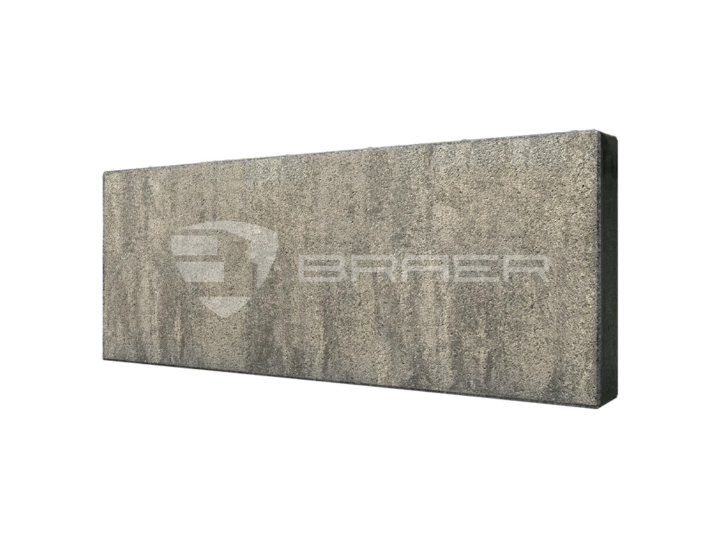 Плитка тротуарная BRAER Сити Color Mix Туман, 900*400*80 мм