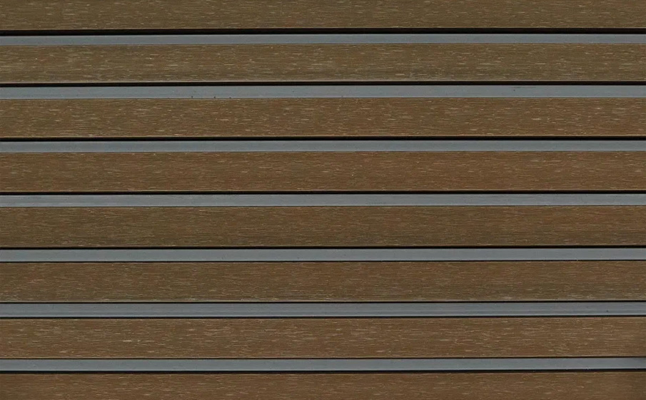 Реечная фасадная панель CM Волл Дуал (CM Wall Dual) Макадамия (Macadamia), 3000*219*26 мм