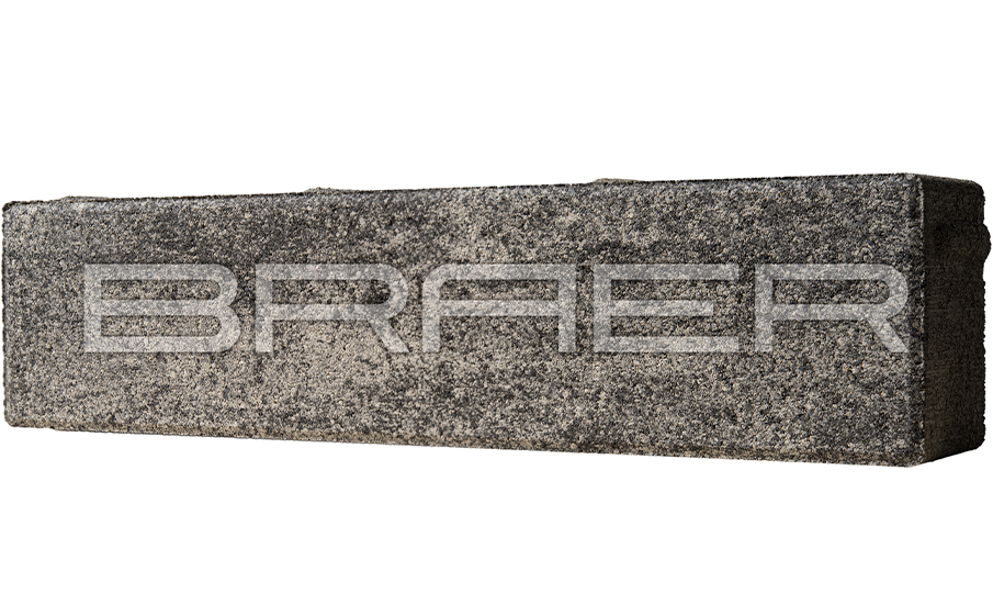 Плитка тротуарная BRAER Ригель 2.0 Color Mix Ночь 320*80*60 мм