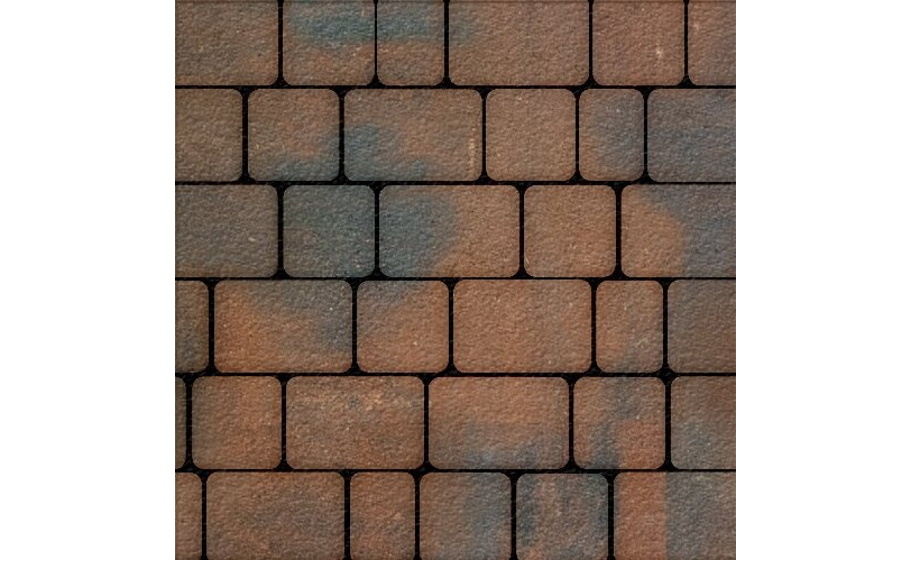 Плитка тротуарная SteinRus Инсбрук Альт А.1.Фсм.4, гладкая, ColorMix Штайнрус, толщина 40 мм