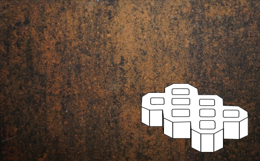 Плитка тротуарная Готика Natur, Экопарковка Б.6.ГР.10, Тигр, 600*400*100 мм