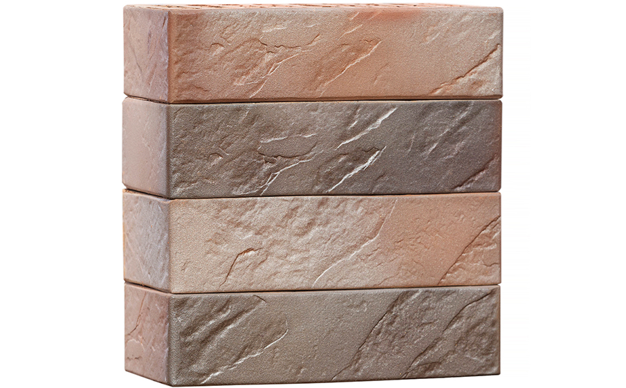 Кирпич облицовочный VOLGABRICK Байкал Лед, коллекция VOLGA 2024, 250*120*65 мм