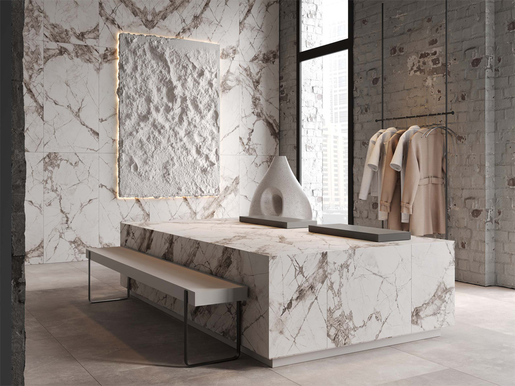 Керамогранит Ametis Exotica Marble EXM101, неполированный, 1200*600*9 мм