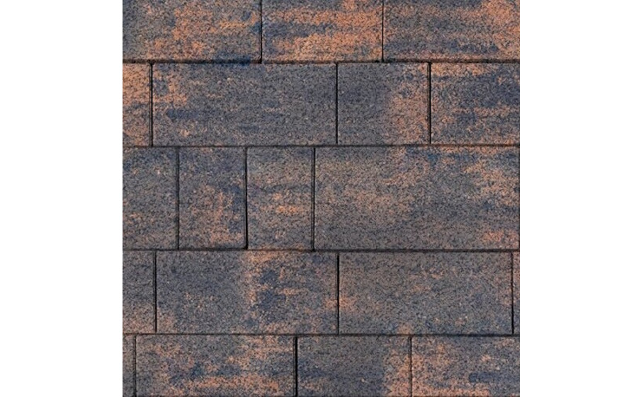 Плитка тротуарная SteinRus Инсбрук Тироль Б.4.Псм.6 Native, ColorMix Айвори, толщина 60 мм