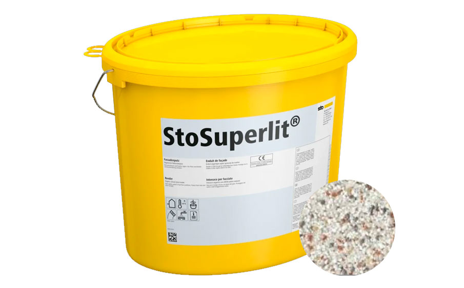 Декоративная штукатурка из натурального камня Sto-Superlit K 2,0, цвет 821, 23 кг