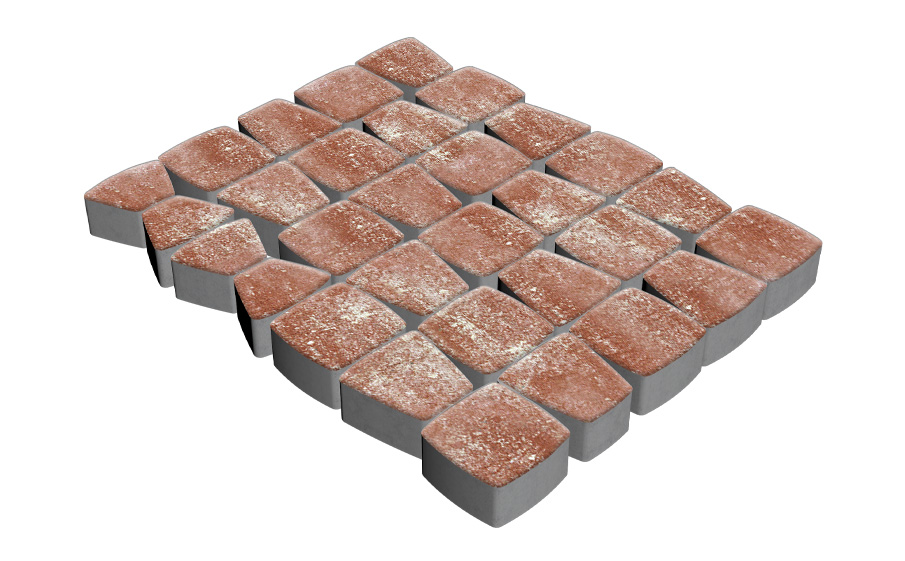 Плитка тротуарная SteinRus Классико Нео Б.5(С).Фсм.6, гладкая, Порто, толщина 60 мм