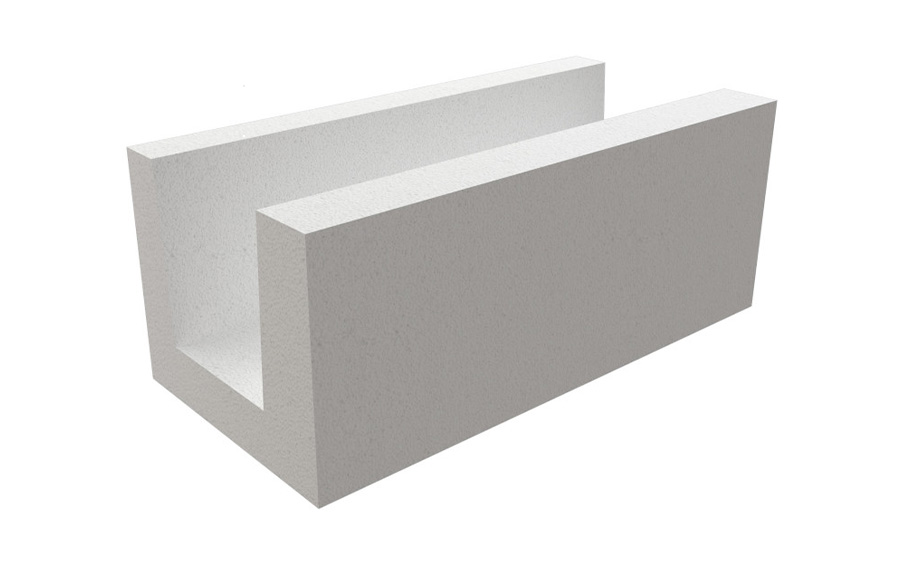 Газобетонный U-блок ISTKULT D500, 400*250*500 мм