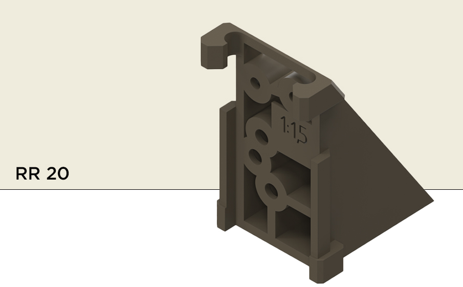 Компенсатор хвостика Orima 1:1,15, RR 20 для системы D 110/85*85 мм