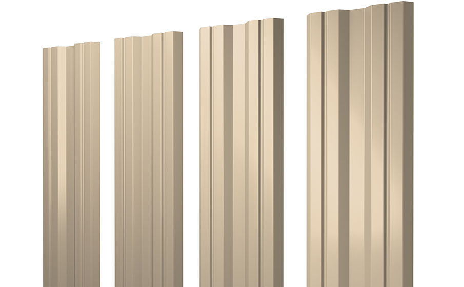 Штакетник Twin Satin RAL 1015 светлая слоновая кость