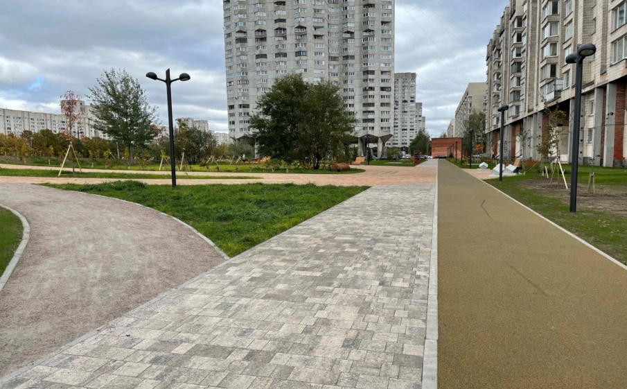 Плитка тротуарная Старый город Б.1.Фсм.8 листопад гранит старый замок, комплект 3 шт, толщина 80 мм