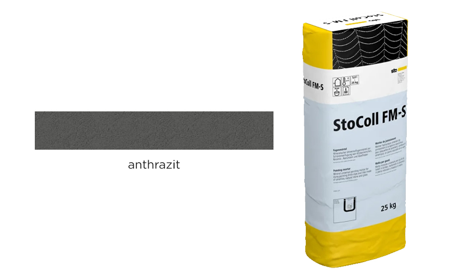 Затирка для швов StoColl FM-S, anthrazit, 25 кг