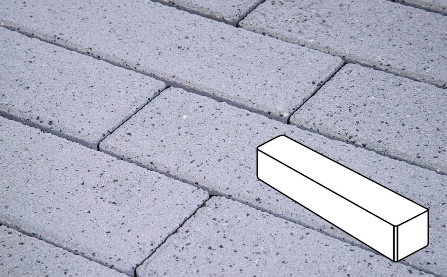 Плитка тротуарная Готика, Granite FERRO, Ригель В.3.П.10, Цветок Урала, 360*80*100 мм