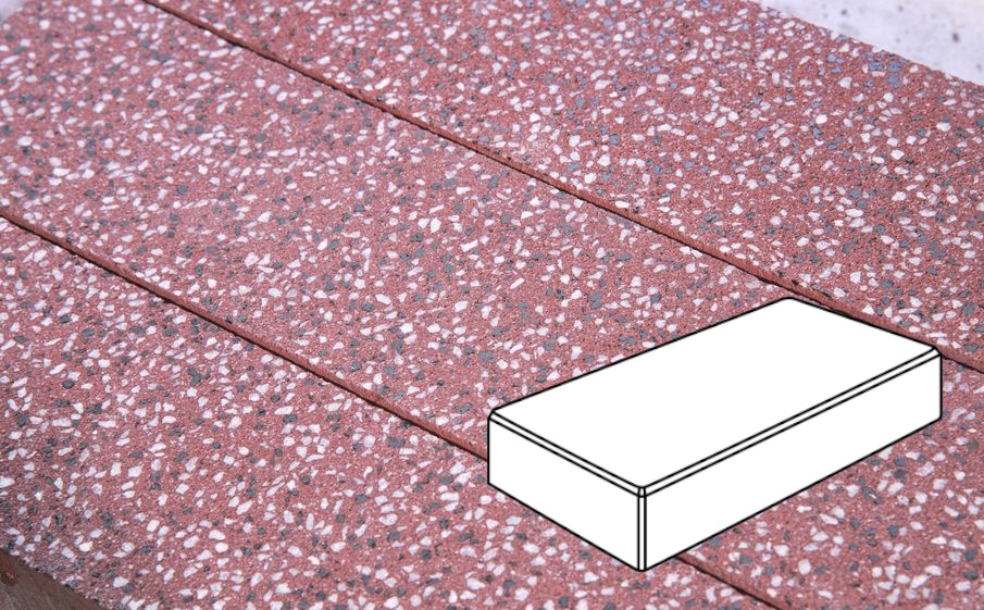 Плитка тротуарная Готика, City Granite FINO, Картано В.3.П.8, Емельяновский, 300*150*80 мм