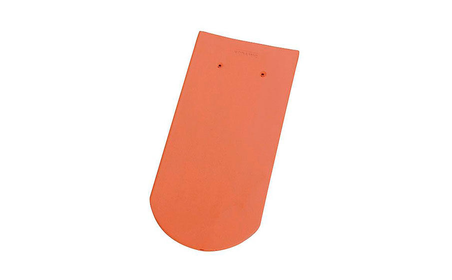 Керамическая черепица рядовая Koramic Biber Natural Red, Польша