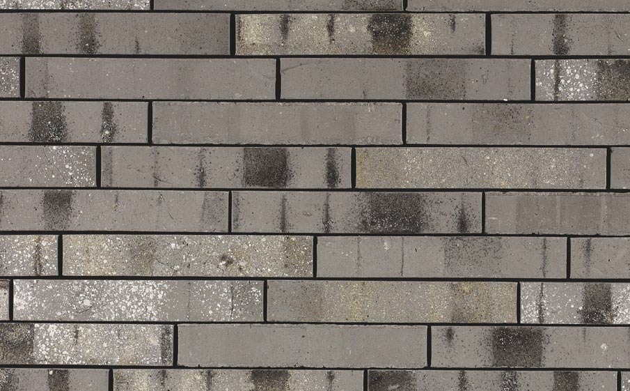 Кирпич облицовочный Terca Archipolis Jet Grijs, 240*65*40 мм