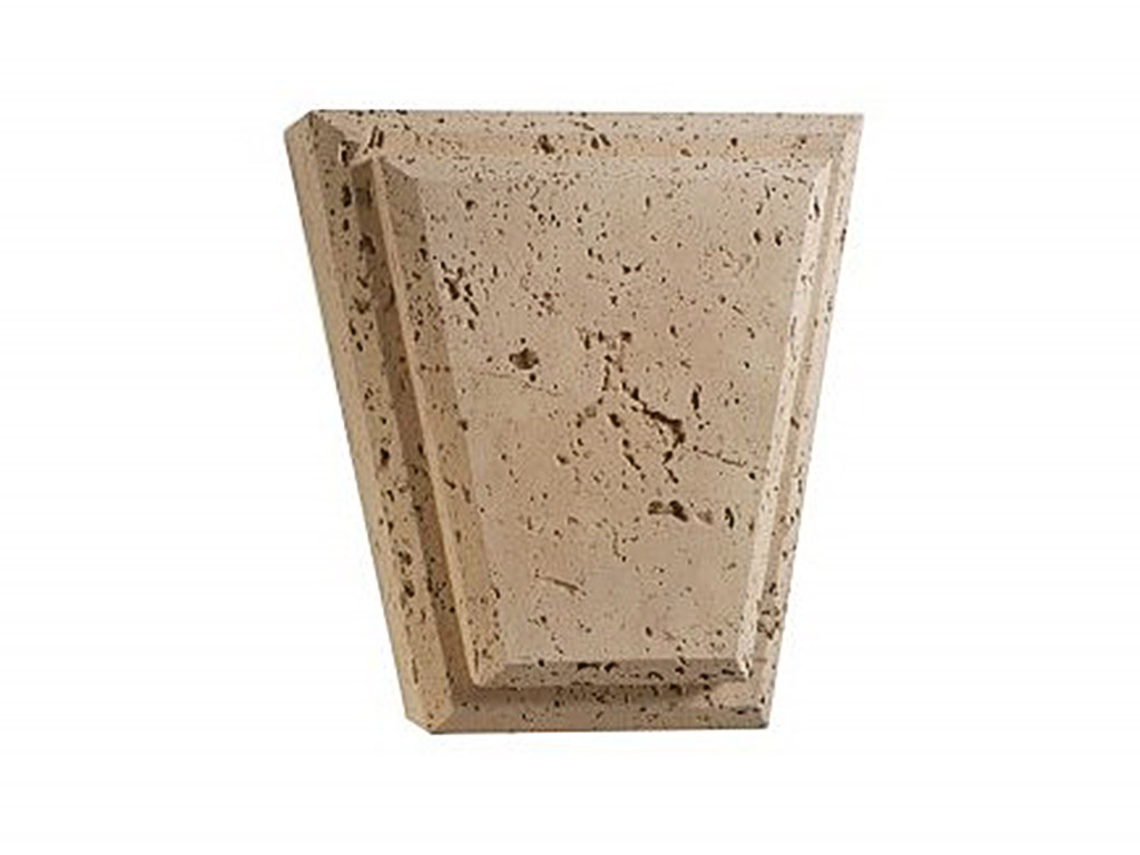 Замковый камень ИНТЕРКАМ 5012, 255*150*245*100-65 мм