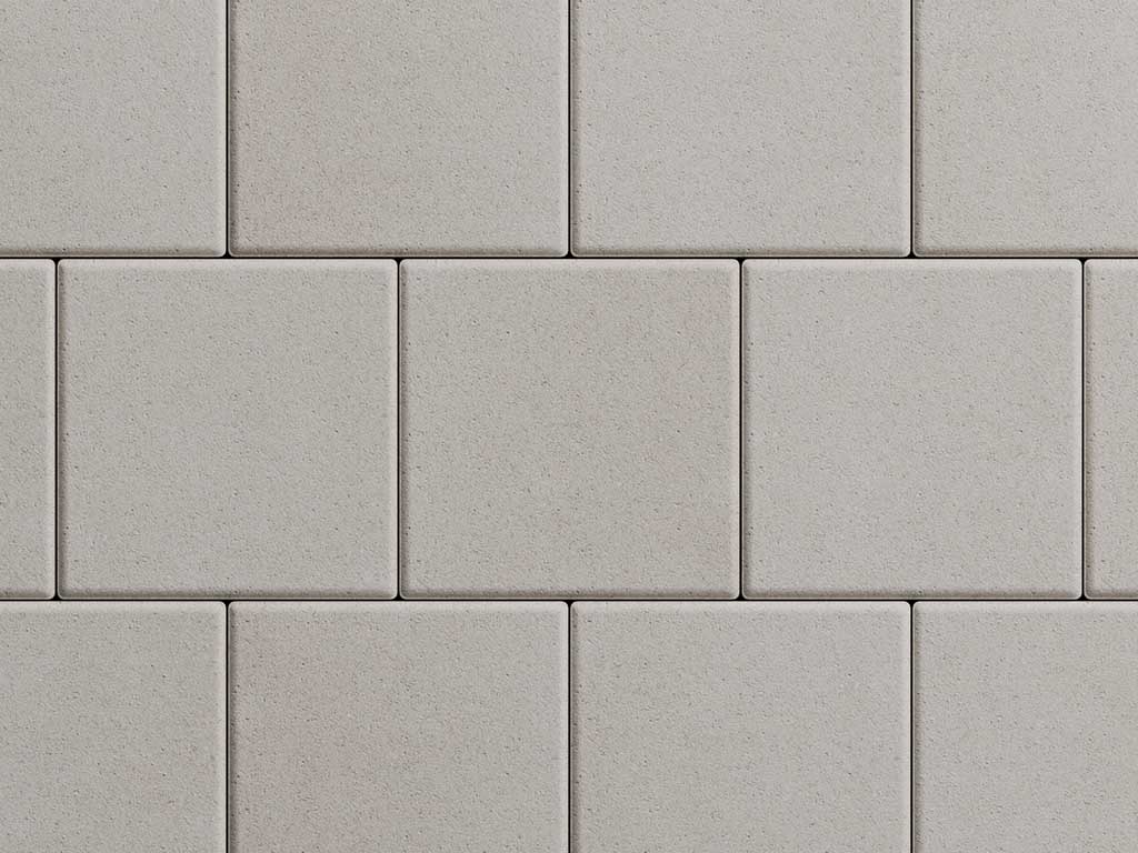 Плитка тротуарная Квадрат Б.1.К.10 стандарт гладкий белый, 300*300*100 мм 