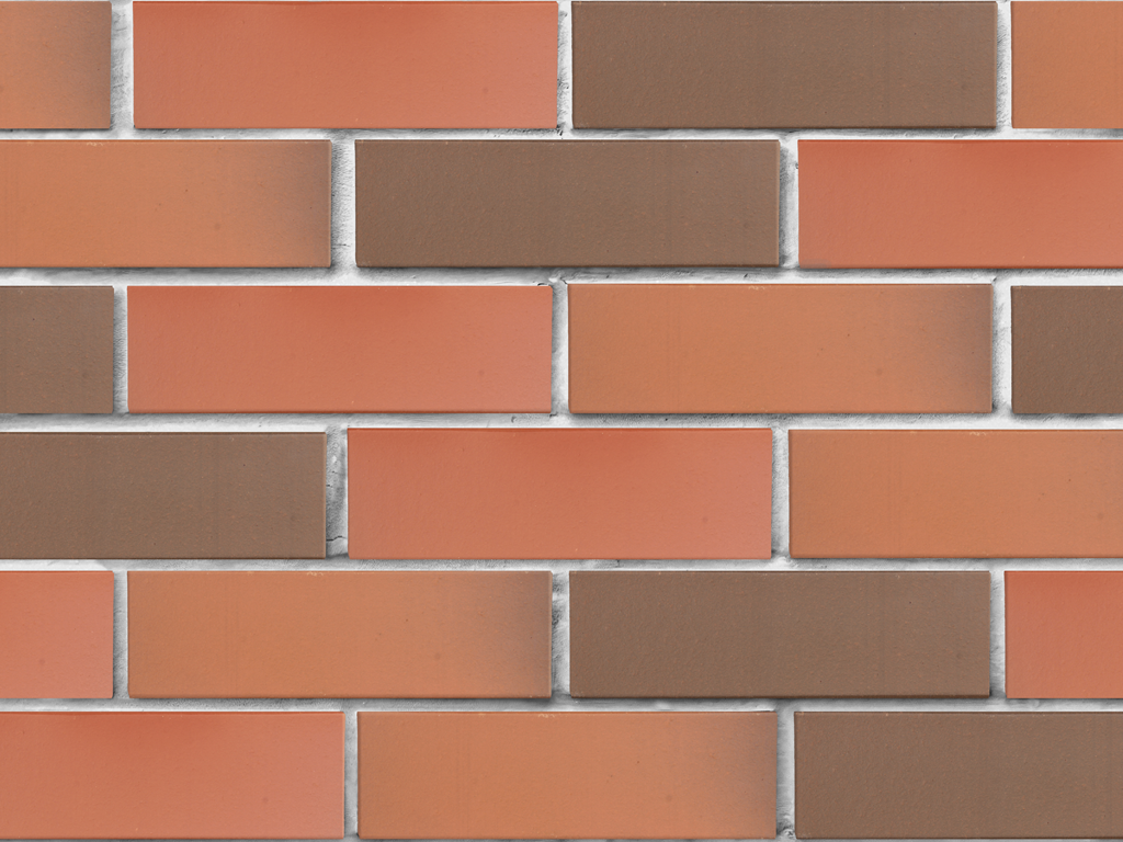 Кирпич клинкерный ЛСР Ноттингем красный флэшинг гладкий, 250*85*65 мм