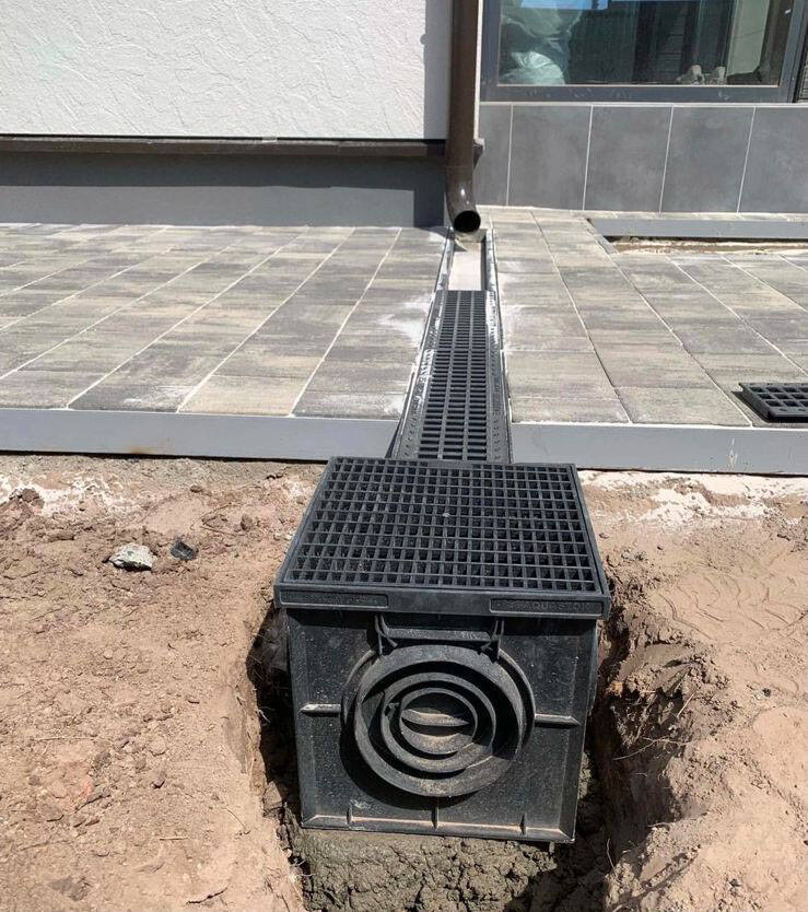 Дождеприемник пластиковый в сборе AQUASTOK, 300*300*297 мм