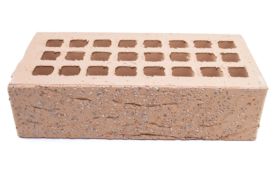 Кирпич облицовочный Губский КЗ, песчаник, бежевый, 250*120*65 мм