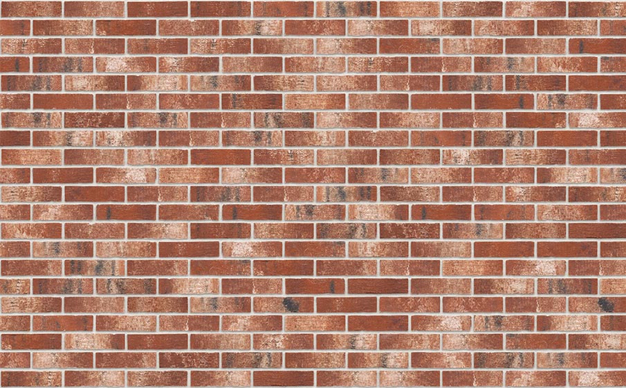 Клинкерная плитка угловая King Klinker Old Castle Red rock HF12, 240*71*115*10 мм