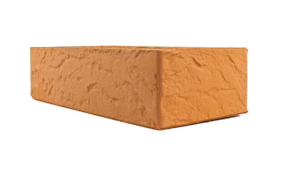 Кирпич облицовочный Губский КЗ, лава, морковный, 250*120*65 мм